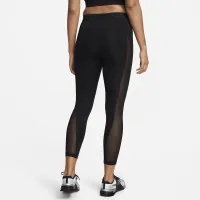 Nike Pro женская Mid-Rise 7/8 Mesh-Paneled лосины цвет черный