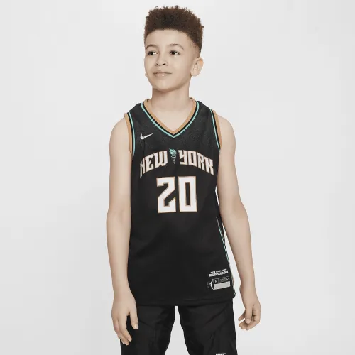 Sabrina Ionescu New York Liberty 2024 Explorer Edition Big дитячі Nike Dri-FIT WNBA Swingman Jersey колір чорний