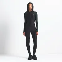 NikeSKIMS Shine женская Zip-Front Long Bodysuit цвет черный