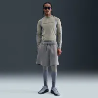 Nike Tech мужские Base Layer Long Sleeve Top цвет зеленый