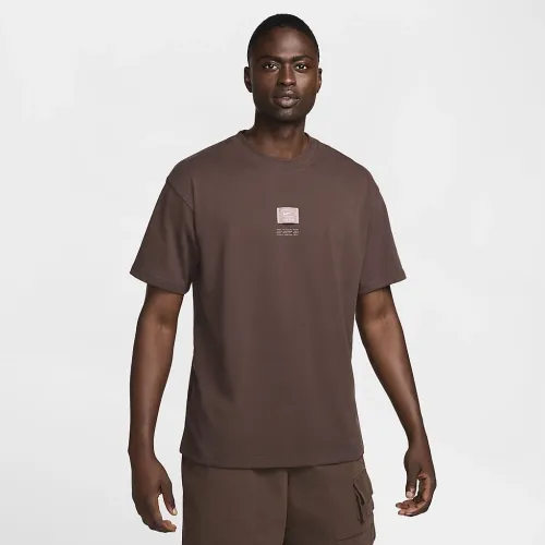 Nike Sportswear мужские Max90 футболка цвет коричневый