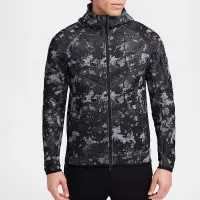 Nike Tech Windrunner чоловічі Fleece Full-Zip Толстовка з капюшоном колір сірий