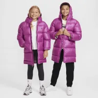 Nike Sportswear Heavyweight Synthetic Fill EasyOn Big дитячі Therma-FIT Repel Loose Hooded Parka колір фіолетовий