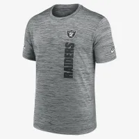 Las Vegas Raiders Sideline Velocity чоловічі Nike Dri-FIT NFL футболка колір сірий