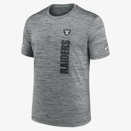 Las Vegas Raiders Sideline Velocity чоловічі Nike Dri-FIT NFL футболка колір сірий