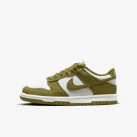 Nike Dunk Low Big детские Кроссовки цвет белый