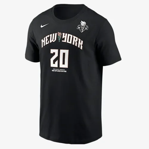 Sabrina Ionescu New York Liberty чоловічі Nike WNBA футболка колір чорний