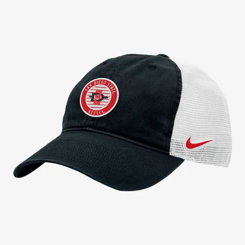 San Diego State Heritage86 Nike College Trucker Hat цвет черный