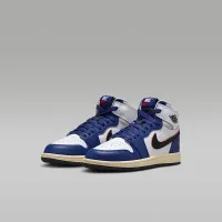 Nike Jordan 1 Retro High OG Little дитячі Кросівки колір білий