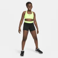 Nike Swoosh Big дитячі (Girls') Sports Bra (Extended Size) Yellow