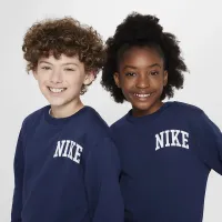 Nike Sportswear Club Big дитячі French Terry Crew-Neck світшот блакитний
