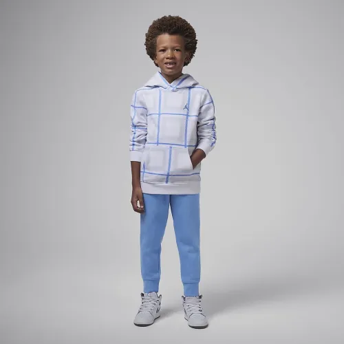 Nike Jordan Brooklyn Essentials Little детские 2-Piece Holiday Pullover Толстовка с капюшоном набор синий