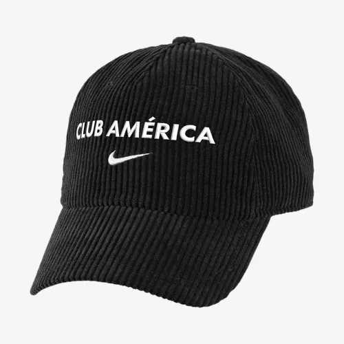 Club Америка Nike Soccer Corduroy Cap колір чорний