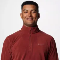 Кофта/футболка Columbia Klamath Range II Half Zip 1352472682 - Красная