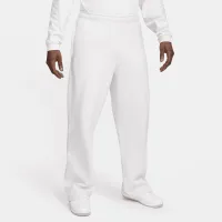 Nike Solo Swoosh чоловічі Open-Hem Fleece Pants колір коричневий