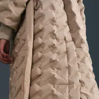 Nike Sportswear Swoosh Series женская Therma-FIT оверсайз Down Trench Coat цвет коричневый