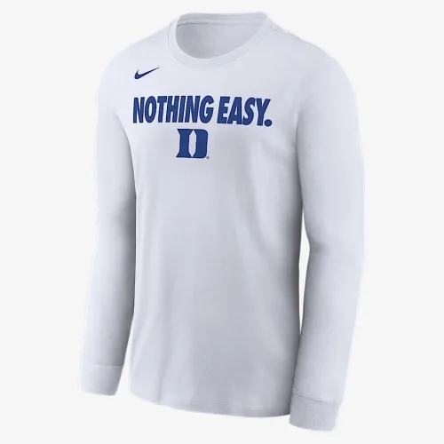 Duke чоловічі Nike College Long-Sleeve футболка колір білий