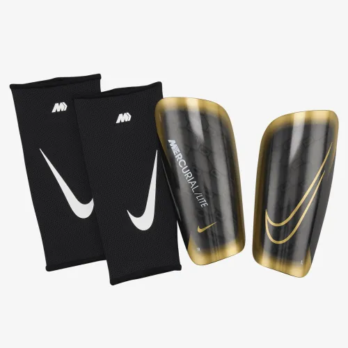 Nike Mercurial Lite Soccer Shin Guards колір чорний