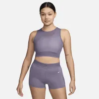 Nike Pro жіноча Mesh Tank Top колір фіолетовий