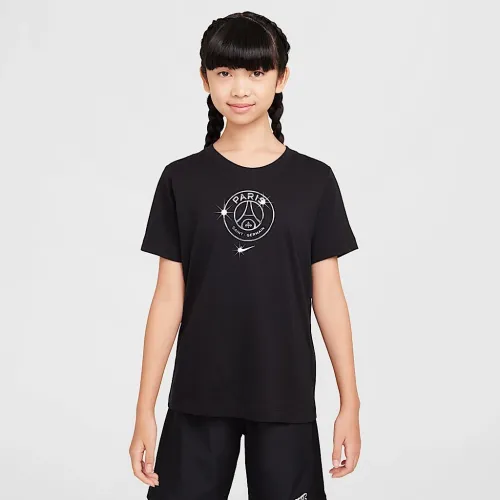 Paris Saint-Germain Big дитячі Nike Soccer футболка колір чорний