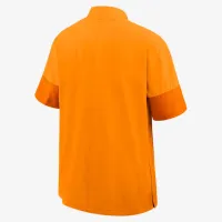 Tennessee Sideline Coach мужские Nike College 1/2-Zip Short-Sleeve Hooded Куртка Orange
