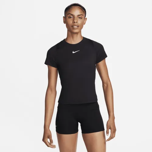 NikeCourt Advantage женская Dri-FIT Short-Sleeve Tennis Top цвет черный