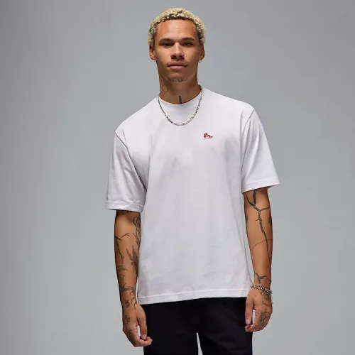 Nike Jordan Brand мужские Sneaker Patch футболка цвет белый