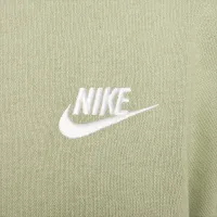 Nike Sportswear Club Fleece Big детские оверсайз свитшот цвет зеленый