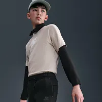 Nike Sportswear Tech Fleece Big детские (для мальчиков) шорты цвет черный