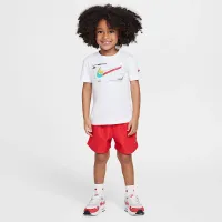 Nike Toddler синийprint футболка цвет белый