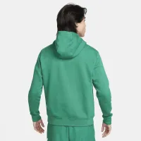 Nike Sportswear Club Fleece мужские Graphic Pullover Толстовка с капюшоном цвет зеленый