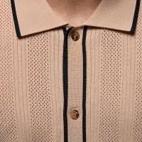 Nike Jordan Sport чоловічі Short-Sleeve для гольфу Sweater Top колір коричневий