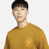 Nike Primary Studio '72 мужские Dri-FIT Short-Sleeve Versatile Top цвет коричневый
