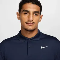 Nike Dri-FIT Victory мужские Long-Sleeve для гольфа Polo синий
