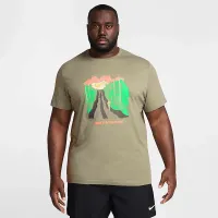 Nike мужские Running футболка цвет зеленый