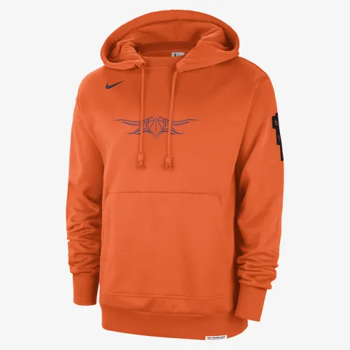 Phoenix Suns Standard Issue 2023/24 City Edition чоловічі Nike NBA Courtside Толстовка з капюшоном Orange