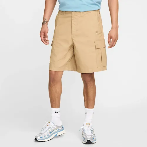 Nike Club чоловічі Woven Cargo шорти колір коричневий