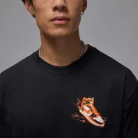 Nike Jordan AJ1 мужские футболка цвет черный
