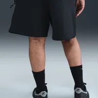 Nike Solo Swoosh чоловічі French Terry шорти колір чорний
