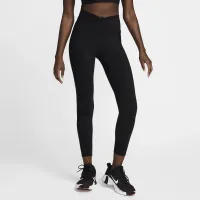 Nike One Wrap жіноча З високою талією 7/8 лосіни колір чорний