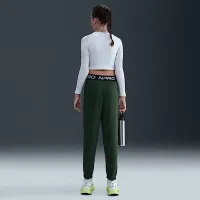 Nike Pro Fleece Big детские (Girls') Dri-FIT Joggers цвет зеленый