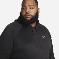 Nike Therma мужские Therma-FIT Hooded Fitness Pullover цвет черный