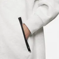 Nike Sportswear Tech Fleece женская оверсайз Full-Zip Толстовка с капюшоном Cape цвет серый