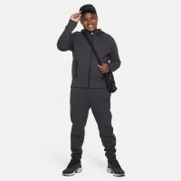 Nike Sportswear Tech Fleece Big дитячі (для хлопчиків) Full-Zip Толстовка з капюшоном (Extended Size) колір сірий