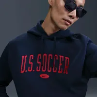 USA Club чоловічі Nike Soccer Pullover Толстовка з капюшоном блакитний