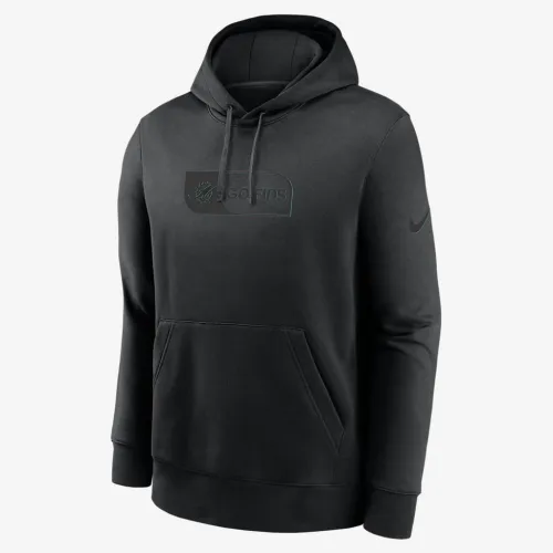 Miami Dolphins Edge чоловічі Nike NFL Pullover Толстовка з капюшоном колір чорний
