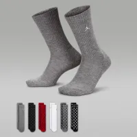Nike Jordan Monogram Essentials Big детские Crew носки (6 пары) цвет черный