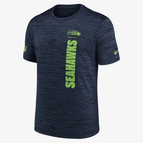 Seattle Seahawks Sideline Velocity мужские Nike Dri-FIT NFL футболка синий