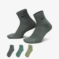 Nike Everyday Plus Cushioned тренировочные Ankle носки (3 пары) многоцветный