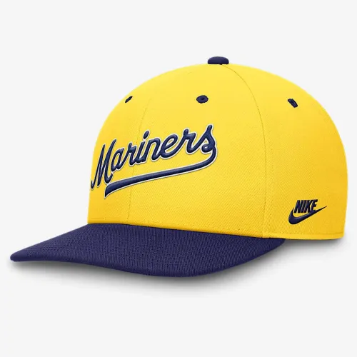 Seattle Mariners Cooperstown Pro чоловічі Nike Dri-FIT MLB Adjustable Hat Yellow